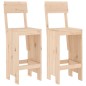vidaXL Set de mesa y taburetes altos 3 piezas madera maciza de pino vidaXL Set de mesa y taburetes altos 3 piezas madera maciza de pino