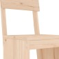 vidaXL Set de mesa y taburetes altos 3 piezas madera maciza de pino vidaXL Set de mesa y taburetes altos 3 piezas madera maciza de pino
