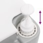 vidaXL Inodoro de camping portátil HDPE gris y blanco 20+10 L vidaXL Inodoro de camping portátil HDPE gris y blanco 20+10 L
