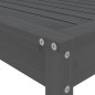vidaXL Set de mesa y taburetes altos jardín 5 piezas madera pino gris vidaXL Set de mesa y taburetes altos jardín 5 piezas madera pino gris