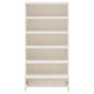 vidaXL Mueble zapatero de madera maciza de pino blanco 52x30x104 cm vidaXL Mueble zapatero de madera maciza de pino blanco 52x30x104 cm