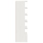 vidaXL Mueble zapatero de madera maciza de pino blanco 52x30x104 cm vidaXL Mueble zapatero de madera maciza de pino blanco 52x30x104 cm