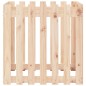 vidaXL Jardinera con diseño de valla madera maciza de pino 70x70x70 cm vidaXL Jardinera con diseño de valla madera maciza de pino 70x70x70 cm