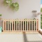 vidaXL Arriate elevado jardín con valla madera maciza pino 200x50x70cm