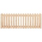 vidaXL Arriate elevado jardín con valla madera maciza pino 200x50x70cm