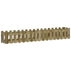 vidaXL Arriate elevado jardín valla madera impregnada pino 200x30x30cm