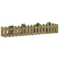 vidaXL Arriate elevado jardín valla madera impregnada pino 200x30x30cm vidaXL Arriate elevado jardín valla madera impregnada pino 200x30x30cm
