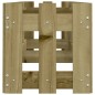 vidaXL Arriate elevado jardín valla madera impregnada pino 200x30x30cm vidaXL Arriate elevado jardín valla madera impregnada pino 200x30x30cm
