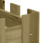 vidaXL Arriate elevado jardín valla madera impregnada pino 200x30x30cm vidaXL Arriate elevado jardín valla madera impregnada pino 200x30x30cm