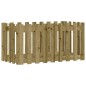 vidaXL Arriate elevado jardín valla madera impregnada pino 100x50x50cm vidaXL Arriate elevado jardín valla madera impregnada pino 100x50x50cm