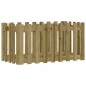 vidaXL Arriate elevado jardín valla madera impregnada pino 100x50x50cm vidaXL Arriate elevado jardín valla madera impregnada pino 100x50x50cm