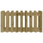 vidaXL Arriate elevado jardín valla madera impregnada pino 100x50x50cm vidaXL Arriate elevado jardín valla madera impregnada pino 100x50x50cm