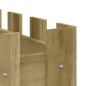 vidaXL Arriate elevado jardín valla madera impregnada pino 100x50x50cm vidaXL Arriate elevado jardín valla madera impregnada pino 100x50x50cm