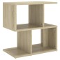 vidaXL Mesita de noche madera contrachapada roble Sonoma 50x30x51,5cm vidaXL Mesita de noche madera contrachapada roble Sonoma 50x30x51,5cm