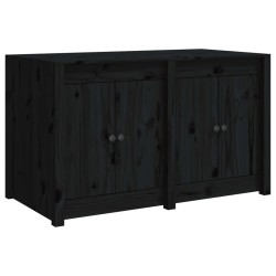 vidaXL Mueble de cocina exterior madera maciza pino negro 106x55x64 cm