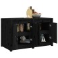 vidaXL Mueble de cocina exterior madera maciza pino negro 106x55x64 cm vidaXL Mueble de cocina exterior madera maciza pino negro 106x55x64 cm