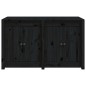 vidaXL Mueble de cocina exterior madera maciza pino negro 106x55x64 cm vidaXL Mueble de cocina exterior madera maciza pino negro 106x55x64 cm