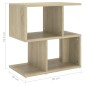 vidaXL Mesita de noche madera contrachapada roble Sonoma 50x30x51,5cm vidaXL Mesita de noche madera contrachapada roble Sonoma 50x30x51,5cm