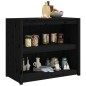 vidaXL Mueble de cocina exterior madera maciza pino negro 106x55x92 cm vidaXL Mueble de cocina exterior madera maciza pino negro 106x55x92 cm