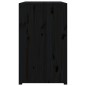 vidaXL Mueble de cocina exterior madera maciza pino negro 106x55x92 cm vidaXL Mueble de cocina exterior madera maciza pino negro 106x55x92 cm