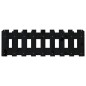 vidaXL Arriate elevado jardín con valla madera pino negro 100x30x30cm vidaXL Arriate elevado jardín con valla madera pino negro 100x30x30cm