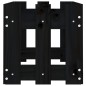 vidaXL Arriate elevado jardín con valla madera pino negro 100x30x30cm vidaXL Arriate elevado jardín con valla madera pino negro 100x30x30cm