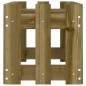 vidaXL Arriate elevado jardín valla madera impregnada pino 100x30x30cm vidaXL Arriate elevado jardín valla madera impregnada pino 100x30x30cm