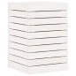 vidaXL Cesto para la ropa sucia madera maciza pino blanco 44x44x66 cm vidaXL Cesto para la ropa sucia madera maciza pino blanco 44x44x66 cm