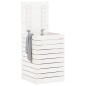 vidaXL Cesto para la ropa sucia madera maciza pino blanco 44x44x66 cm vidaXL Cesto para la ropa sucia madera maciza pino blanco 44x44x66 cm
