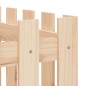 vidaXL Arriate elevado jardín con valla madera maciza pino 150x50x70cm vidaXL Arriate elevado jardín con valla madera maciza pino 150x50x70cm