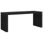 vidaXL Banco de jardín extensible madera pino negro 212,5x40,5x45 cm vidaXL Banco de jardín extensible madera pino negro 212,5x40,5x45 cm