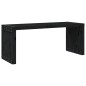 vidaXL Banco de jardín extensible madera pino negro 212,5x40,5x45 cm vidaXL Banco de jardín extensible madera pino negro 212,5x40,5x45 cm
