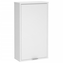 FMD Armario de pared para baño blanco 36,8x17,1x67,3 cm
