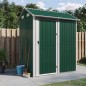 vidaXL Cobertizo de jardín acero galvanizado verde 192x152,5x237 cm vidaXL Cobertizo de jardín acero galvanizado verde 192x152,5x237 cm