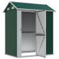 vidaXL Cobertizo de jardín acero galvanizado verde 192x152,5x237 cm vidaXL Cobertizo de jardín acero galvanizado verde 192x152,5x237 cm