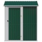vidaXL Cobertizo de jardín acero galvanizado verde 192x152,5x237 cm vidaXL Cobertizo de jardín acero galvanizado verde 192x152,5x237 cm