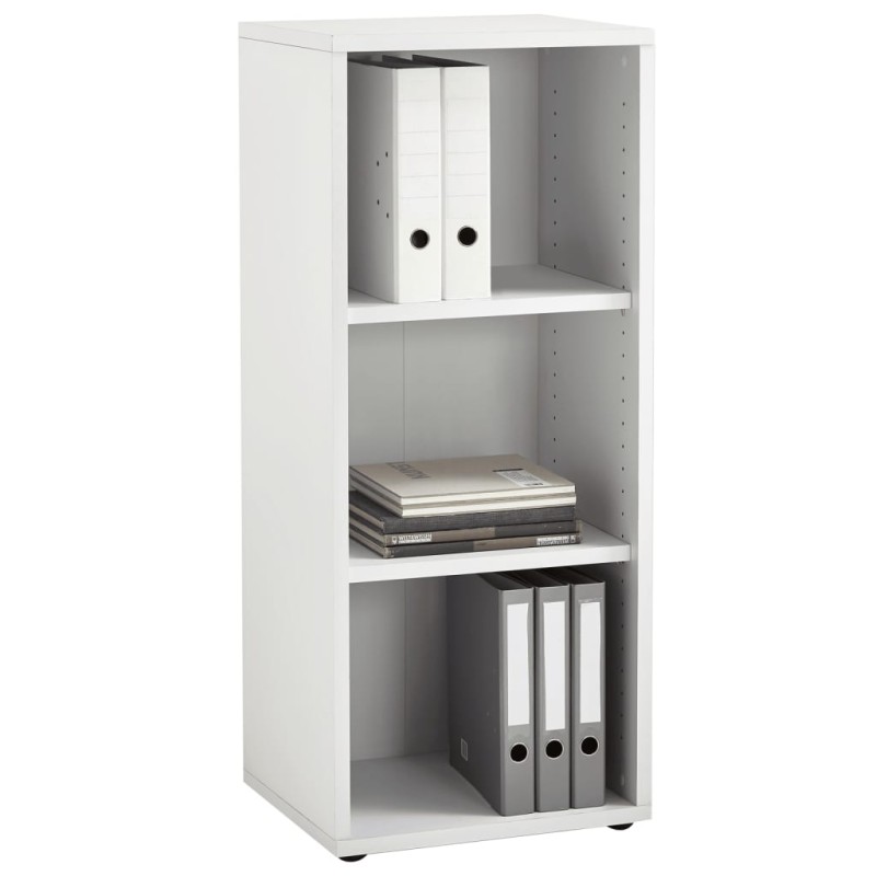 FMD Estantería con 3 compartimentos blanco 47,1x39,9x112,5 cm FMD Estantería con 3 compartimentos blanco 47,1x39,9x112,5 cm