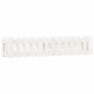 vidaXL Arriate elevado jardín con valla madera pino blanco 150x30x30cm vidaXL Arriate elevado jardín con valla madera pino blanco 150x30x30cm