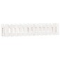vidaXL Arriate elevado jardín con valla madera pino blanco 150x30x30cm vidaXL Arriate elevado jardín con valla madera pino blanco 150x30x30cm