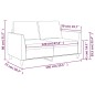 vidaXL Sofá de 2 plazas de cuero sintético rojo vino 120 cm vidaXL Sofá de 2 plazas de cuero sintético rojo vino 120 cm