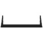 vidaXL Estantes de pared 2 unidades negro 60x15x15,5 cm vidaXL Estantes de pared 2 unidades negro 60x15x15,5 cm
