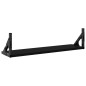 vidaXL Estantes de pared 2 unidades negro 60x15x15,5 cm vidaXL Estantes de pared 2 unidades negro 60x15x15,5 cm