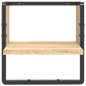 vidaXL Estante de pared con barra roble Sonoma 30x25x30 cm vidaXL Estante de pared con barra roble Sonoma 30x25x30 cm