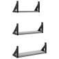 vidaXL Estantes de pared 3 pzas madera de ingeniería gris Sonoma vidaXL Estantes de pared 3 pzas madera de ingeniería gris Sonoma