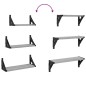 vidaXL Estantes de pared 3 pzas madera de ingeniería gris Sonoma vidaXL Estantes de pared 3 pzas madera de ingeniería gris Sonoma
