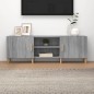 vidaXL Mueble para TV madera contrachapada gris Sonoma 150x30x50 cm