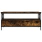 vidaXL Mesa de centro madera de ingeniería roble ahumado 100x51x45 cm vidaXL Mesa de centro madera de ingeniería roble ahumado 100x51x45 cm
