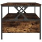 vidaXL Mesa de centro madera de ingeniería roble ahumado 100x51x45 cm vidaXL Mesa de centro madera de ingeniería roble ahumado 100x51x45 cm