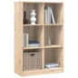 vidaXL Estantería de madera maciza de pino 70x33x110 cm vidaXL Estantería de madera maciza de pino 70x33x110 cm