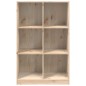 vidaXL Estantería de madera maciza de pino 70x33x110 cm vidaXL Estantería de madera maciza de pino 70x33x110 cm